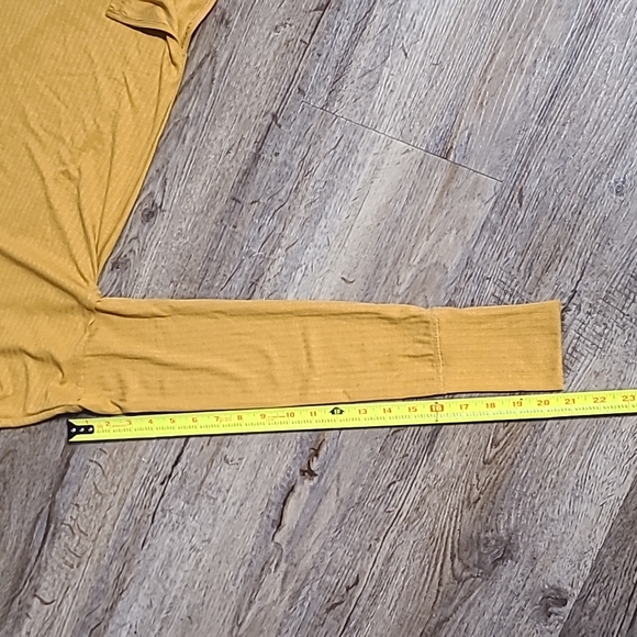 SO BRAND WOMENS MEDIUM TOP "WARM GINGER". OVER SIZED HENLEY TEE - Picture 9 of 10